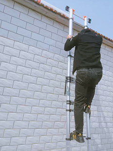 telescopic a frame ladder