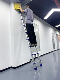 Aluminium telescopic step ladder supplier