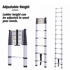 Easy to Store Aluminum Telescopic Collapsible Extension Ladder