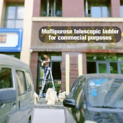 Aluminum Multipurpose Telescopic Ladder for Commercial Purposes