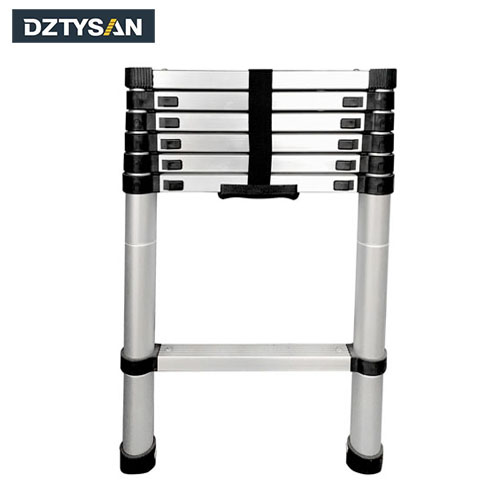 Easy Storage Aluminum Telescopic Step Ladder 2M