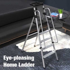 Big 9 Step Aluminum Home Ladder with Handrail