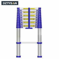 Aluminum Folding Blue Telescopic Ladder in the Study