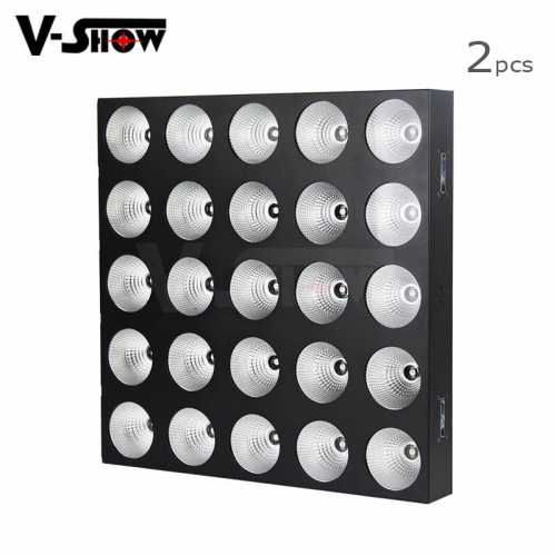 2pcs free shipping 25pcs 5x5 RGBW led beam matrix individual contorl dmx stage light for dj disco