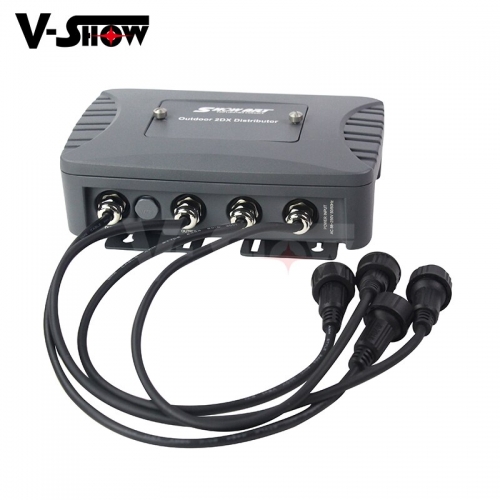 1pc Two-way Outdoor DMX Distributor For Outdoor Waterproof Dj Stage Light