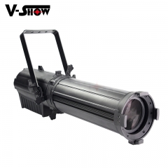 400W RGBW Die-casting Led studio profile light with zoom DMX512 control studio leko light for Theater Tv Studio