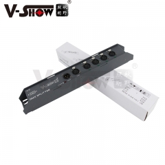 shipping from USA V-Show 2022 New DMX Splitter Signal amplifier 4 port DMX Splitter Stage machine DMX Splitter for wedding/DJ/party