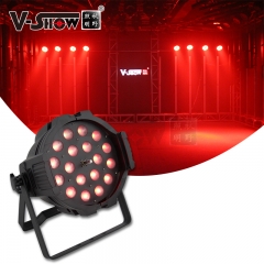 shipping from USA V-Show 18x18w RgbwaUv 6IN1 Washing Par Light Indoor LED Zoom Par