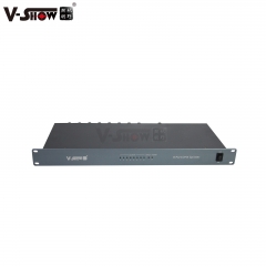 V-Show DMX Splitter Signal amplifier 8 port DMX Splitter Stage machine DMX Splitter for wedding/DJ/party/disco controller