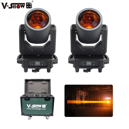 2pcs with flycase V-Show T918 Guardian halo effect Led Beam Lighting Equipment Stage Head Moving Lights