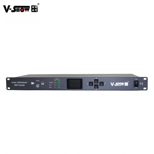 V-Show 2023 New upgrade 8 ports dmx artnet RDM Console