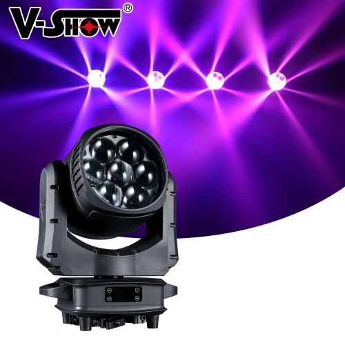 Ship to Canada By Air VSHOW 10pcs X760A Lotus 7*60W RGBW LED Bee Eyes Moving Head Light IP66