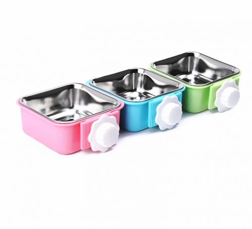 【Sale】Chinchilla Rabbit stainless steel food container, food bowls