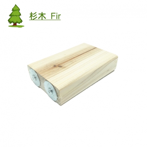 Natural Fir Wood Stand Platform 15x10cm (3cm Thick)