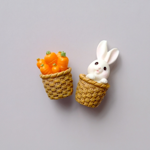 【Sale】Fridge magnet Rabbit & Carrot