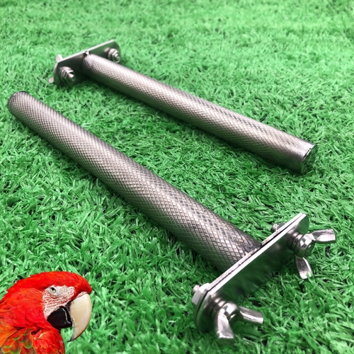 【Sale】Bird Parrot Stainless Steel Stand Perch