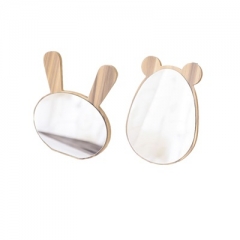 Makeup Mirror with Rabbit and Chinchilla Shape