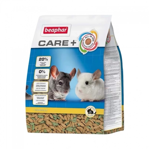 Beaphar CARE+ Chinchilla 高纖維美毛護膚健齒營養 龍貓糧 1.5KG