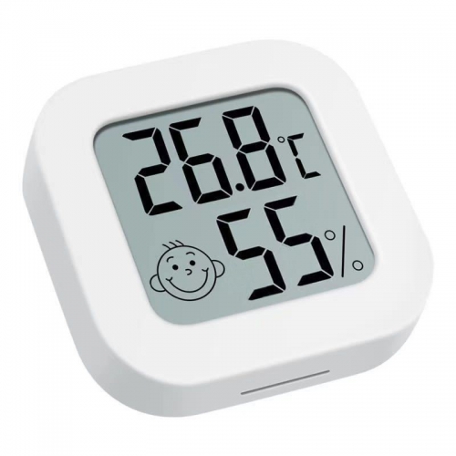迷你溫度計 溫濕度計 寵物環境監測 (43x43x13mm)