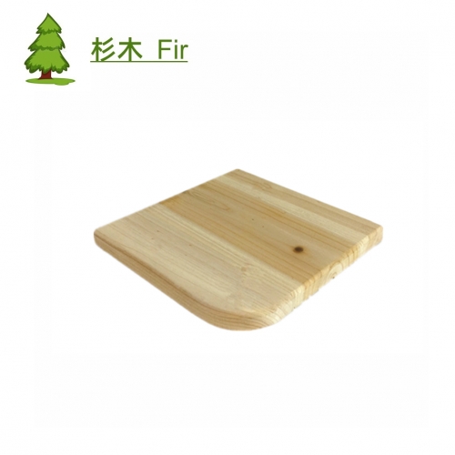 Natural Fir Wood Stand Platform for Chinchilla 20x20x1.7cm