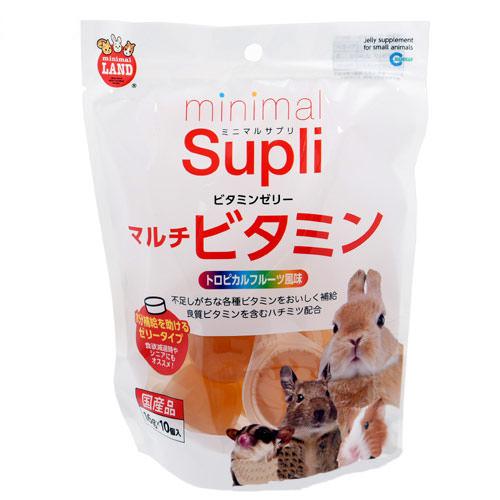 日本Marukan Supli 熱帶水果味果凍 所有小動物零食(16gx10)