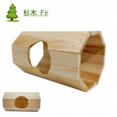 Natural Fir Wood House for Chinchilla and Guinea Pig