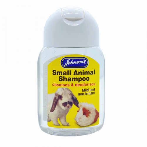 Johnson's Small Animal Shampoo 125ml for Rabbits, Guinea Pigs