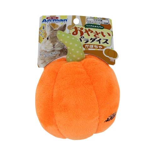 Japan mini Animan Pumpkin plush toy for rabbit (10x10x12cm)