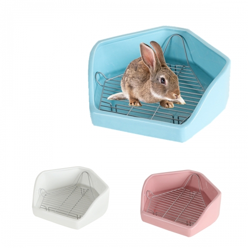 Pentagonal Ceramic Toilet for Chinchilla, Rabbit, Guinea Pig
