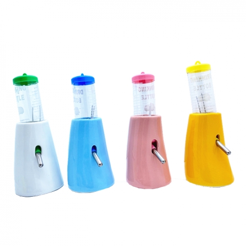 【Sale】Hamster Hedgehog Water Bottle Holder Dispenser Base