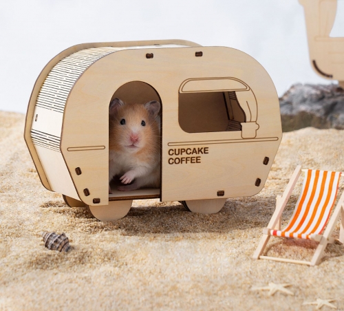 Hamster House Coffee Car