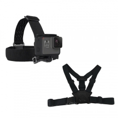 TELESIN Chest Belt Head Strap Mount