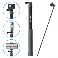 TELESIN New Design 3m Carbon Fiber Selfie Stick (3.0)