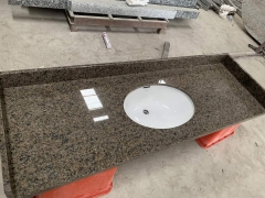 Brown Granite Bathroom Vanity Top