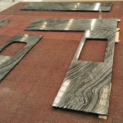 Zebra Black Marble Counter top