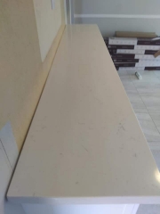 Beige Marble Kitchen Cabinet Top