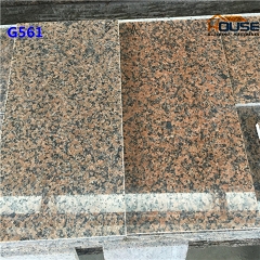 G561 Balmoral Red Polished Granite Tile para paredes e pisos