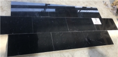 Azulejo de mármol pulido negro Nero Marquina M008