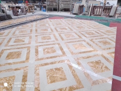 Azulejo de mármol dorado pulido MF888