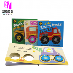 Board book with wheels