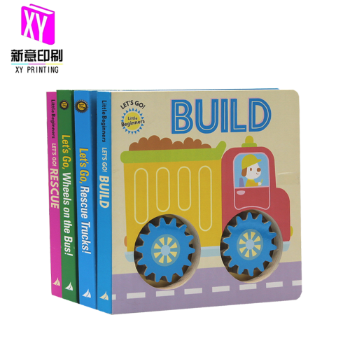 Board book with wheels