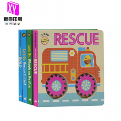 Board book with wheels