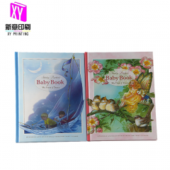 Hardcover baby book