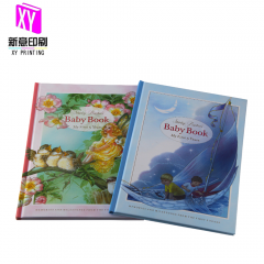 Hardcover baby book