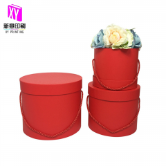 Round box for flower