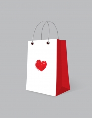 Simple graffiti gift bag