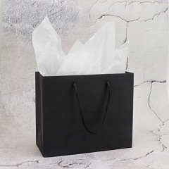 Black paper bag