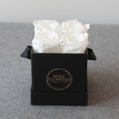 Black flower box