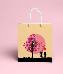 Simple graffiti gift bag