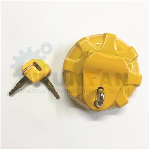 Good quality replacement Excavator komatsu PC200 Fuel Tank Cap With 787 Keys